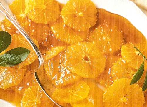 Апельсины в карамели - фото