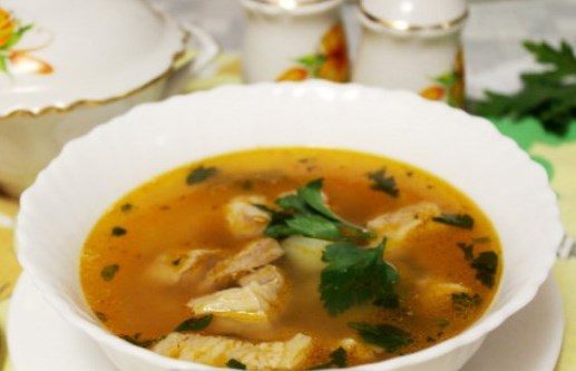 Фасолевый суп с мясом приготовленный рецепт