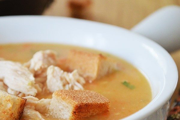 Гороховый суп классический с курицей