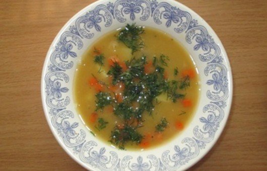 Гороховый суп с клецками