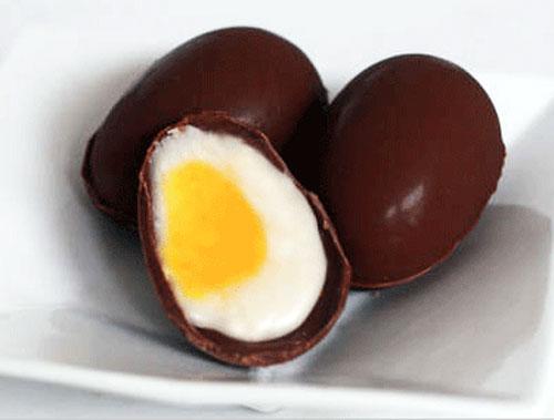 Вкусные подарки - шоколадные яйца с фото