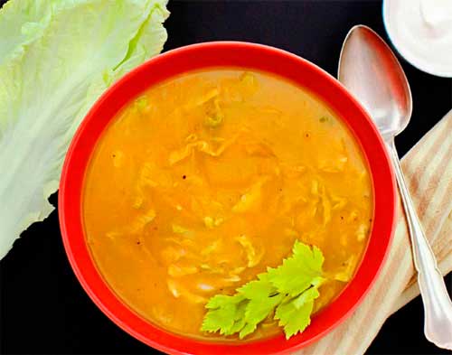 Рецепт картофельного супа с пекинской капустой - фото