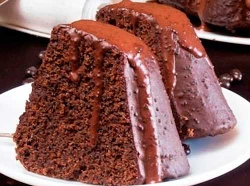 Шоколадный кекс с маком - фото