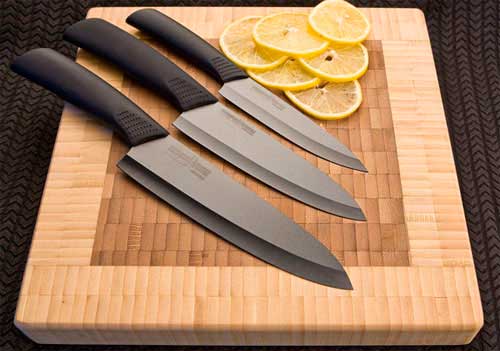 Керамические ножи – новшество на нашей кухне с фото