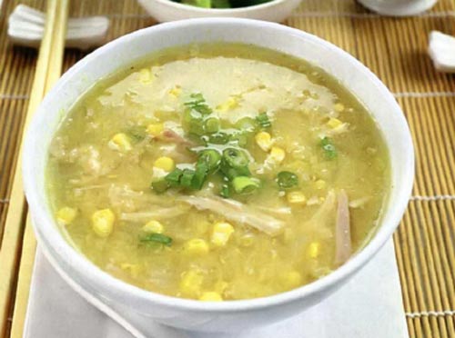 Куриный суп с кукурузой с фото