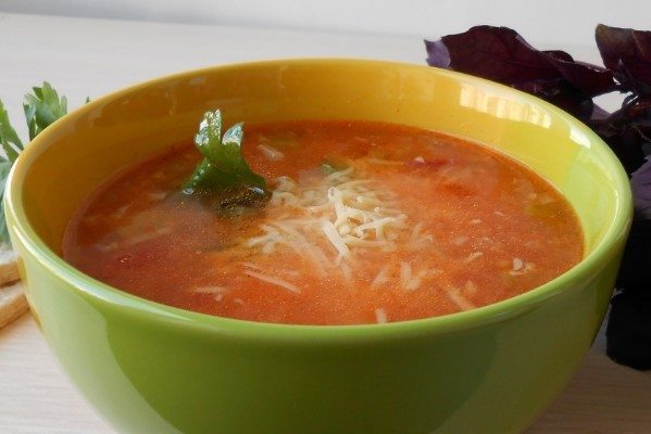 Куриный суп по-итальянский