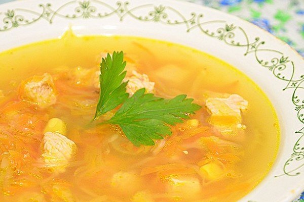 Куриный суп классический с картошкой