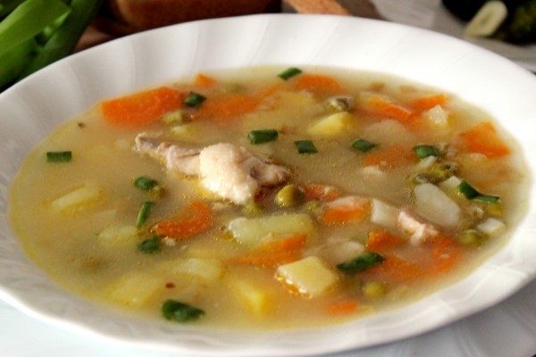 Куриный суп с манкой