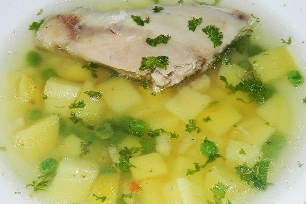 Суп из курицы и зажарки