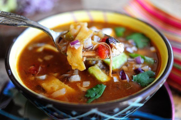 Мексиканский куриный суп