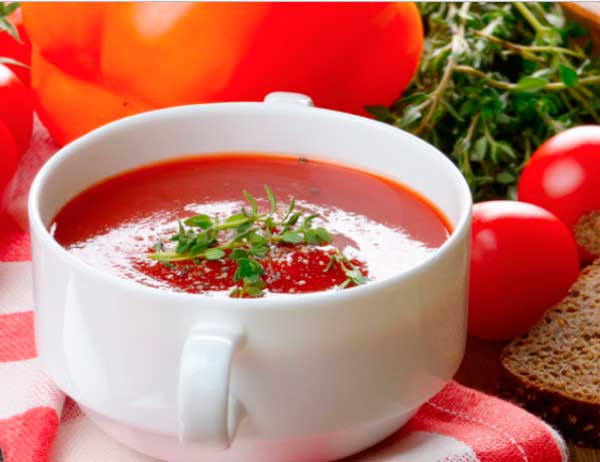 Рецепт мексиканского холодного супа из помидоров