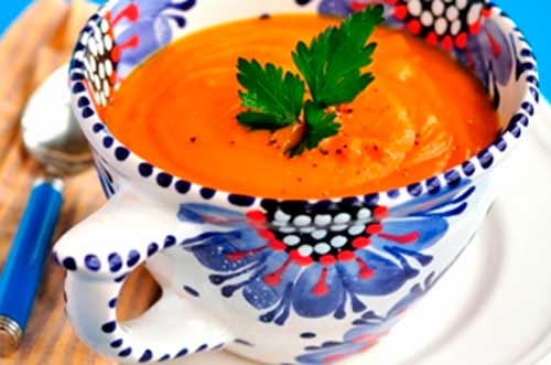 Морковный суп-пюре (диетический) - фото