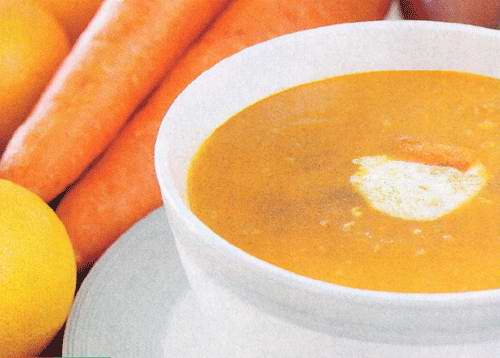 Морковно-апельсиновый суп с фото
