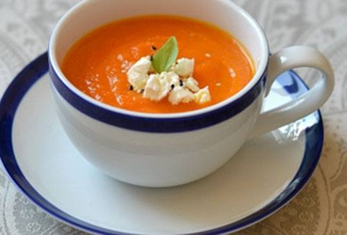 Морковно-тыквенный суп-пюре - фото