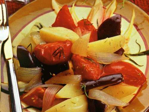 Овощное рагу с тимьяном - фото
