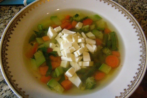 Суп без картофеля с овощами