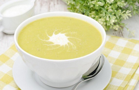 Овощной суп с кабачками для ребенка
