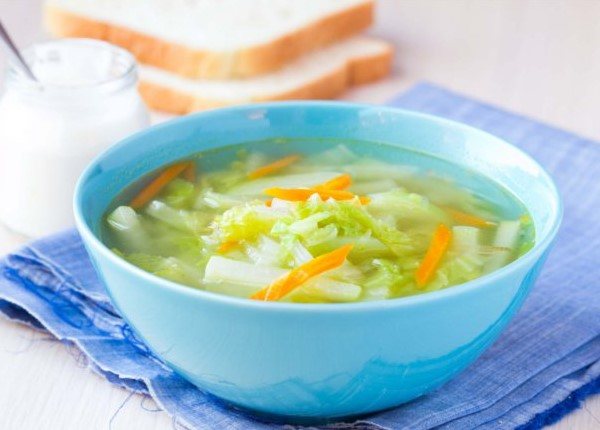 Суп с овощами и рисовой крупой