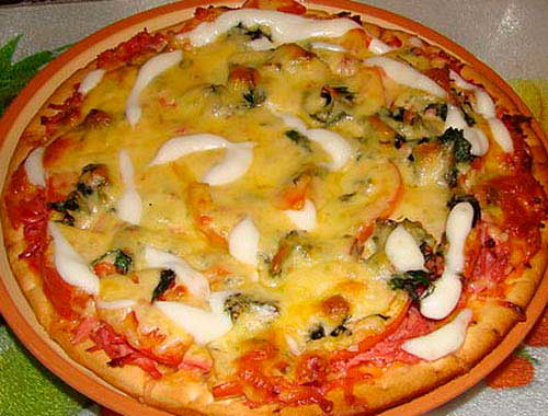 Пицца «Овощное изобилие» с фото