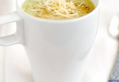 Пикантный суп-пюре из брокколи с фото