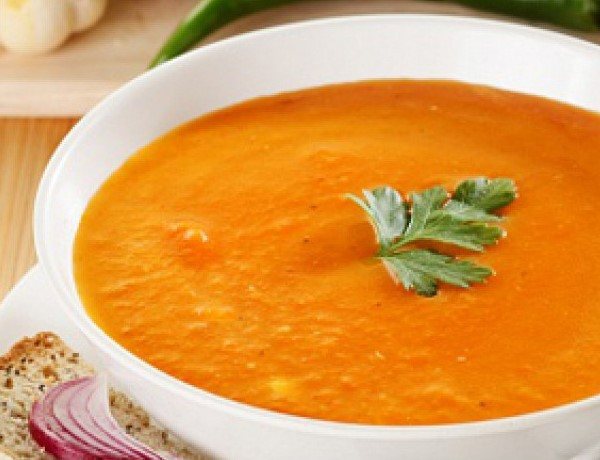 постный крем-суп из чечевицы