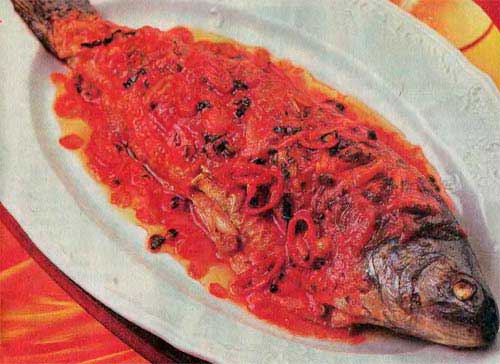 Рыба в огненном соусе с фото