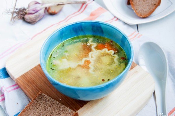 Рыбный суп из дорадо