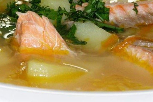 Рыбный суп из кеты