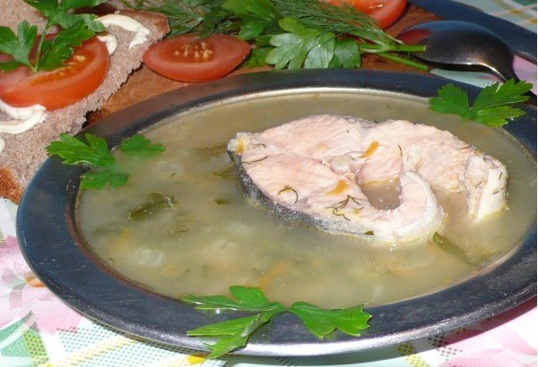 Рыбный суп с манкой