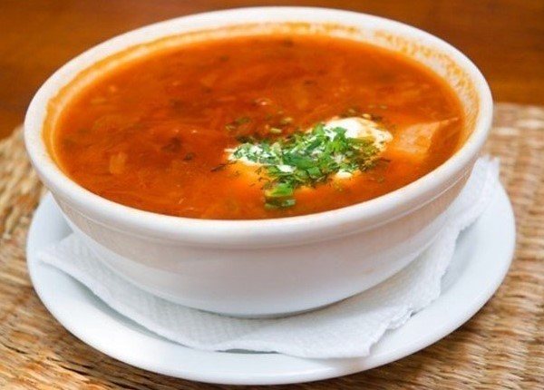 Рыбный томатный суп