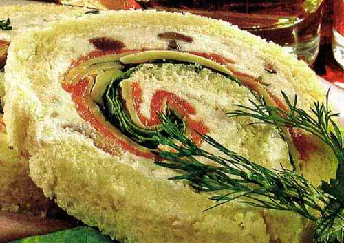 Сандвичи с семгой и сыром - фото