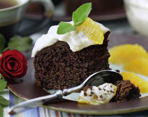 Шоколадный торт - фото