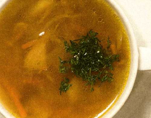 Суп из белых грибов - фото
