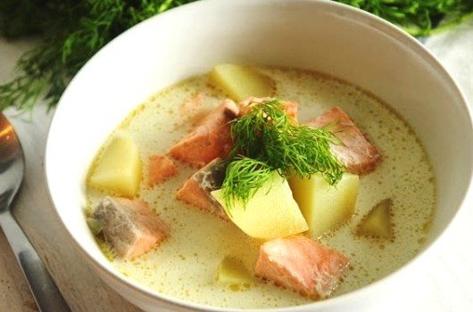 Как приготовить суп из скумбрии со сливками