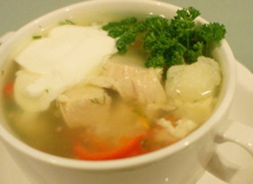 Суп с куриным филе (диетический) с фото