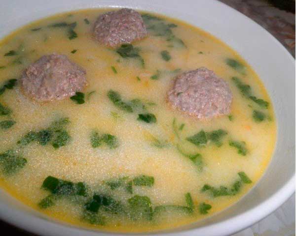 Рцецепт супа с фрикадельками и яйцом - фото
