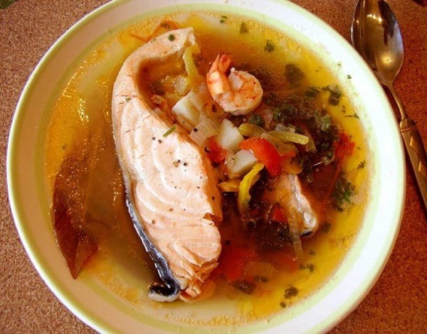 Суп солянка из рыбы