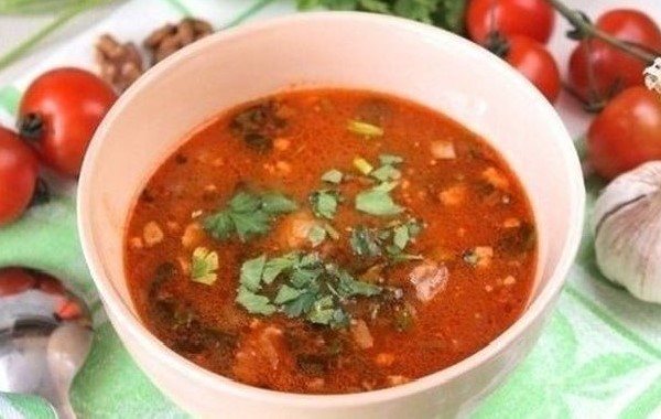 Классический суп харчо с бараниной