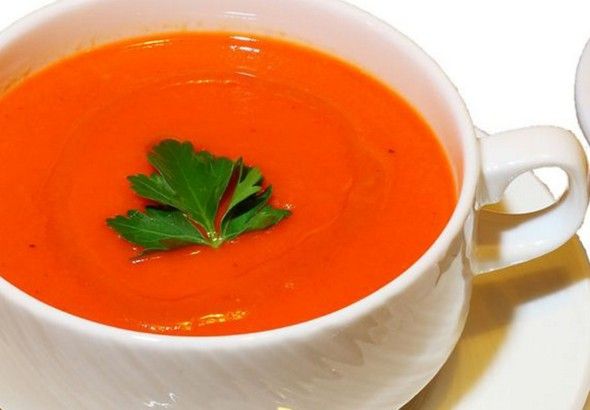 Сливочно томатный суп