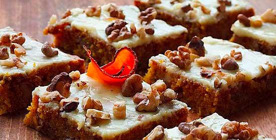 Рецепт тыквенного пирога с орехами