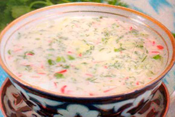 Узбекский холодный суп