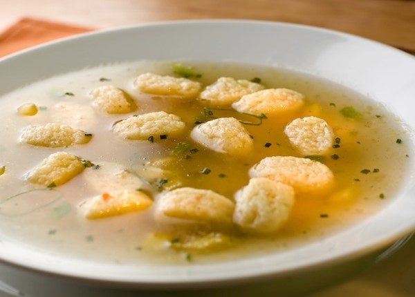Вегетарианский суп с клецками