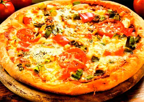 Вегетарианская пицца - фото