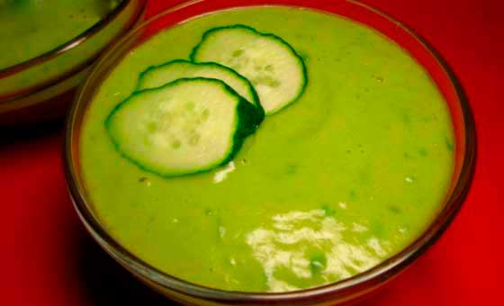 Холодный суп из авокадо
