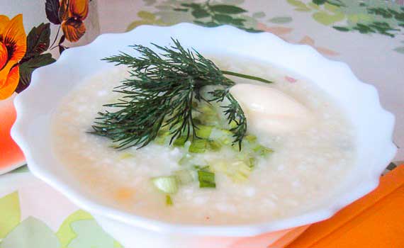 Холодный суп из редьки на воде